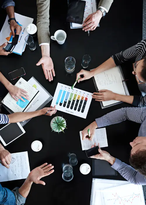 Illustration de gestion de données